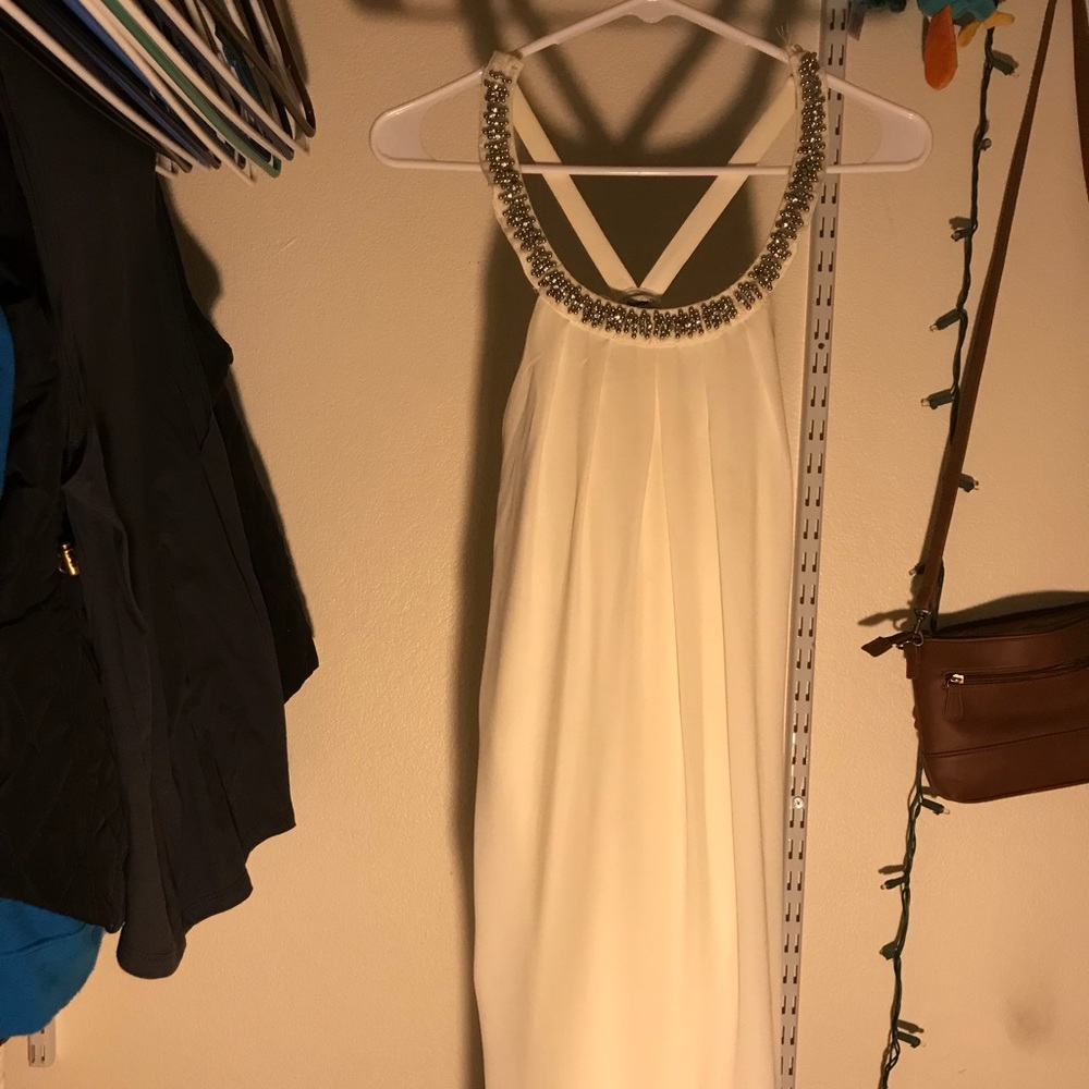 White formal dress